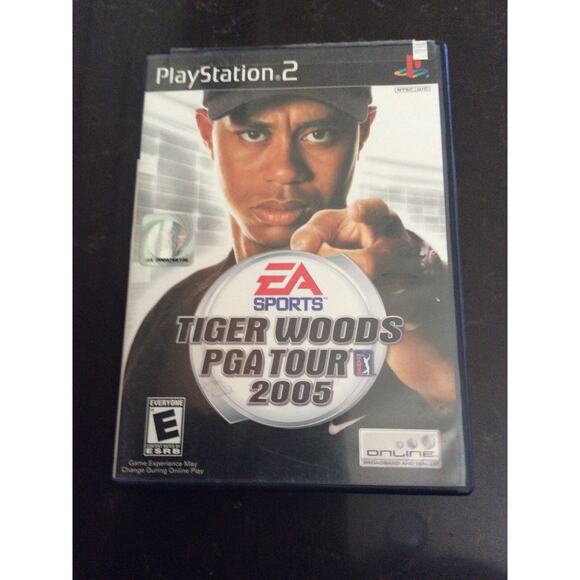 Tiger Woods PGA Tour 2005 (Sony PlayStation 2, 2004) PS2 Complete Manual - Picture 1 of 3
